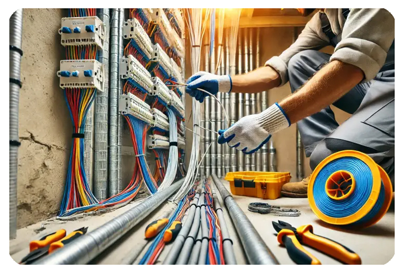 اهمیت سیم و کابل مناسب در جلوگیری از اتش سوزی