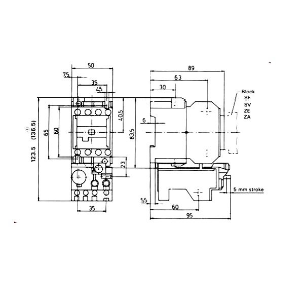 کنتاکتور DSL- 23 پارس فانال