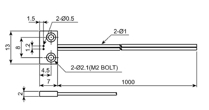 کابل سنسور فیبر نوری آتونیکس یکطرفه