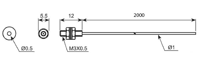سنسور فیبر نوری آتونیکس نوع استاندارد