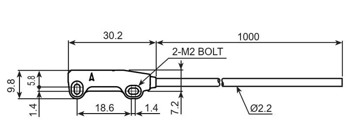 ابعاد کابل فیبر نوری آتونیکس FTW11-210-10R