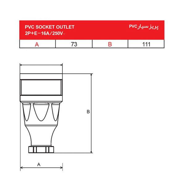 ابعاد مادگی سیار پارسا