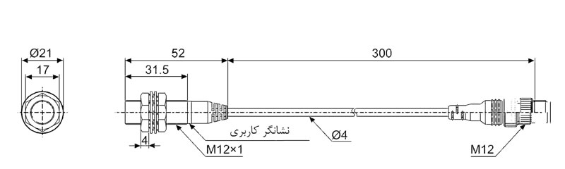 سنسور مجاورتی القایی آتونیکس PRDW