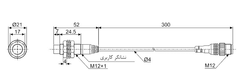 سنسور مجاورتی القایی آتونیکس PRDW