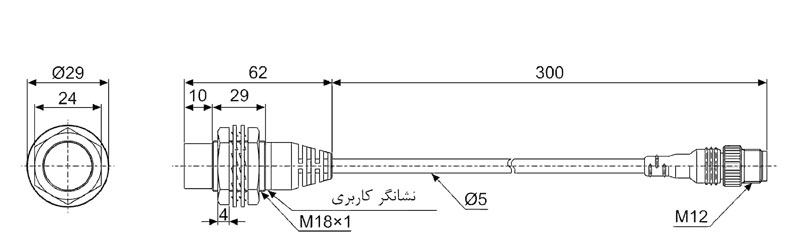 سنسور مجاورتی القایی آتونیکس PRDW