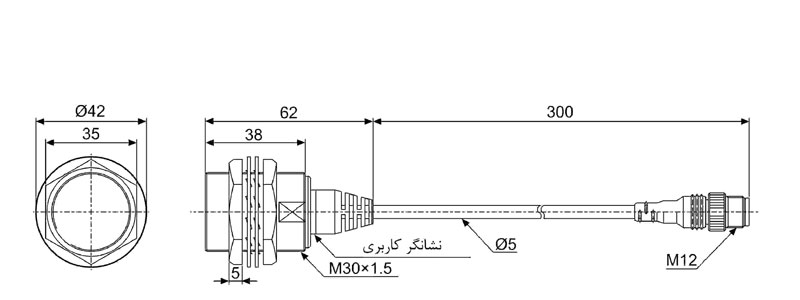 سنسور مجاورتی القایی آتونیکس PRDW