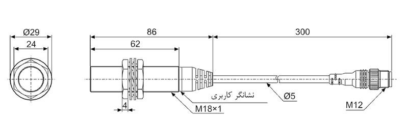 سنسور مجاورتی القایی آتونیکس PRDW