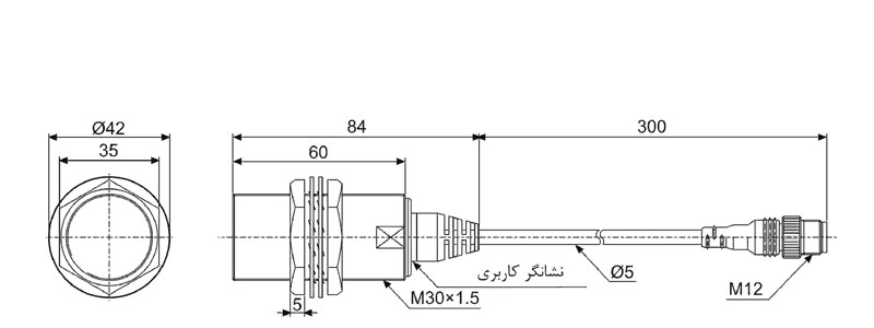 سنسور مجاورتی القایی آتونیکس PRDW