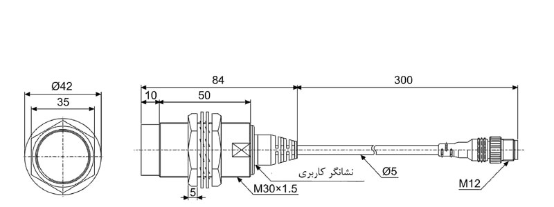 سنسور مجاورتی القایی آتونیکس PRDW