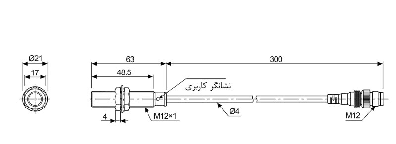 سنسور مجاورتی القایی آتونیکس PRW