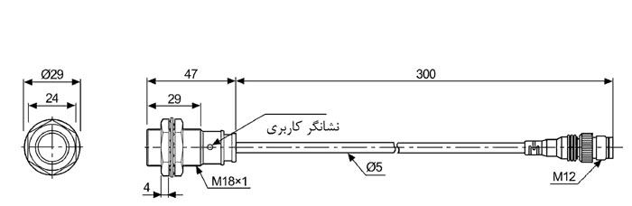 سنسور مجاورتی القایی آتونیکس PRW