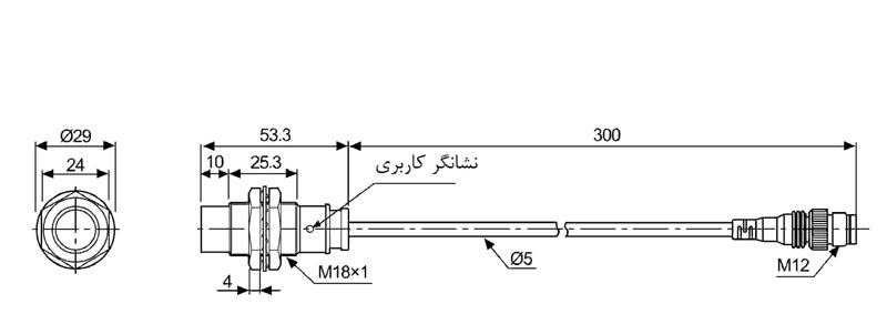 سنسور مجاورتی القایی آتونیکس PRW