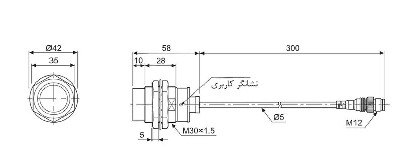 سنسور مجاورتی القایی آتونیکس PRW