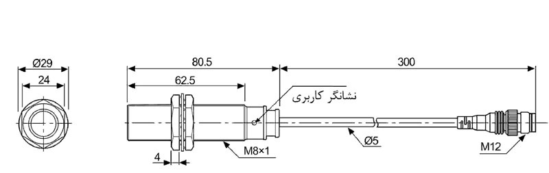 سنسور مجاورتی القایی آتونیکس PRW