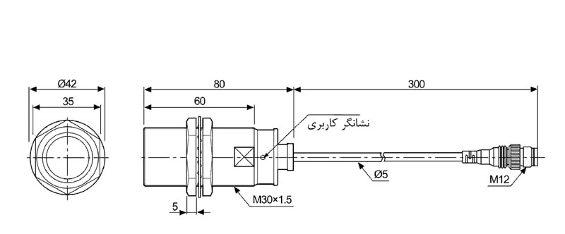 سنسور مجاورتی القایی آتونیکس PRW