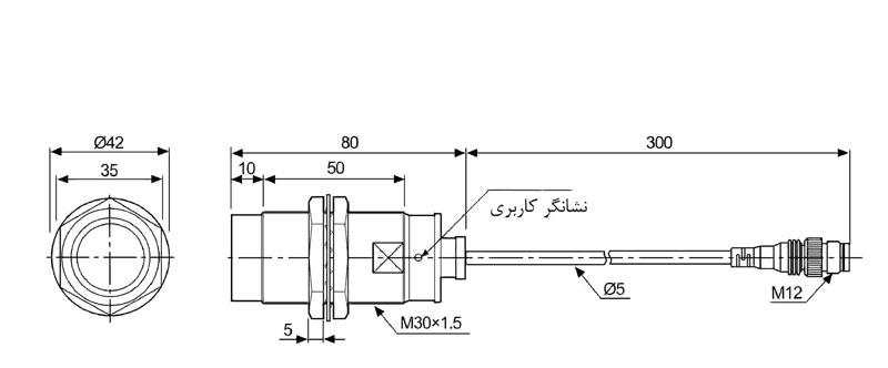 سنسور مجاورتی القایی آتونیکس PRW