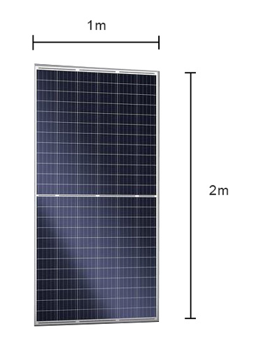ابعاد پنل خورشیدی خانگی پاک آتیه