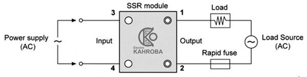 مدار داخلی رله ssr