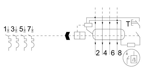 شماتیک مداری محافظ جان ترکیبی 4 پل هیمل