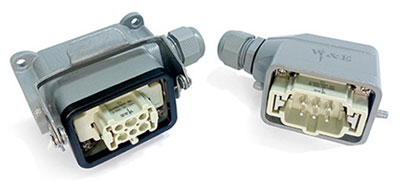 سوکت‌ فرمان 6 پین W&E