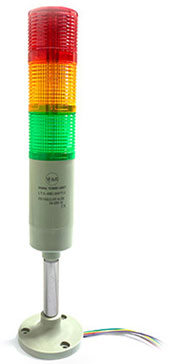 قیمت چراغ آلارم سه طبقه بیزردار W&E