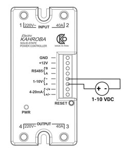  ورودی 1 تا 10 ولت پاور کنترل الکتروکهربا