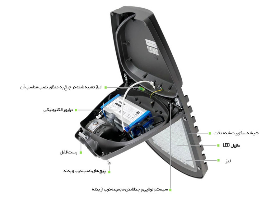 چراغ خیابانی مازی نور