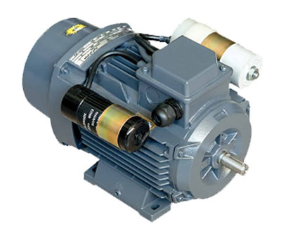الکتروموتور تک فاز دو خازنی