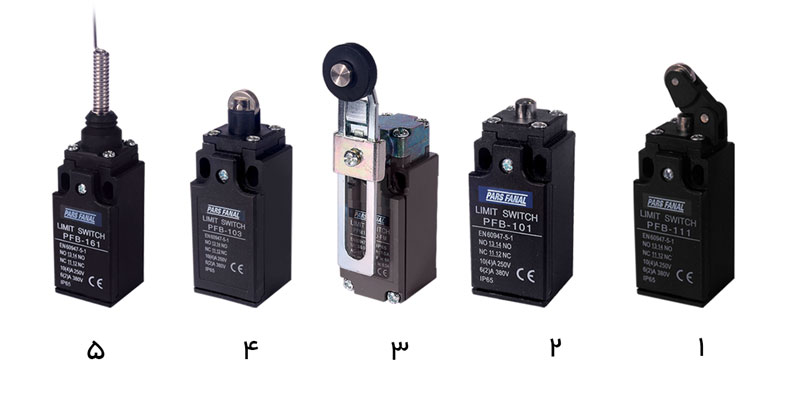 انواع لیمیت سوئیچ