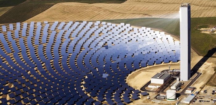 نیروگاه حرارتی خورشیدی از نوع دریافت کننده مرکزی
