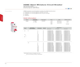بروشور فیوز مینیاتوری HDB9 هیمل
