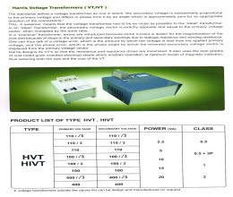 بروشور ترانس ولتاژ هریس