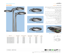 کاتالوگ چراغ خیابانی ساترن