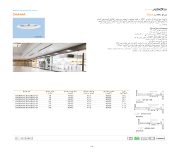 کاتالوگ چراغ دانلایت دیانا مازی نور