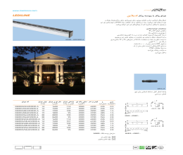 کاتالوگ چراغ روکار یا پیوسته روکار لدیلاین مازی نور