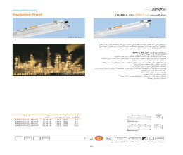 کاتالوگ چراغ فلورسنتی ضد انفجار ZONE 2-22 مازی نور