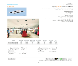 کاتالوگ چراغ مولتی دانلایت توکار اوربیتال مازی نور