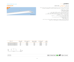 کاتالوگ پنل آویز لدیلوکس مازی نور