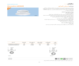 کاتالوگ چراغ آویز لدیسان دکوراتیو