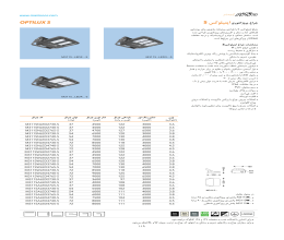 کاتالوگ چراغ پروژکتوری اپتیلوکس S