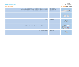 کاتالوگ قطعات چراغ لومیلاین مازی نور