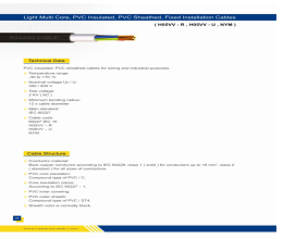 بروشور کابل مفتولی و نیمه افشان سبک رسانا کابل