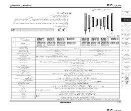 بروشور سنسور پرده نوری آتونیکس سری BW