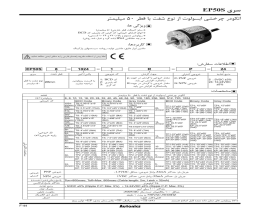 بروشور انکودر چرخشی آتونیکس سری EP50S