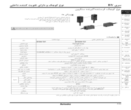 بروشور سنسور نوری آتونیکس سری BY