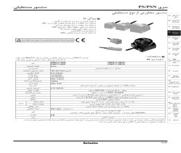 بروشور سنسور مجاورتی آتونیکس سری PS-PSN