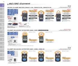 کاتالوگ جزئیات کلمپ آمپرمترهای AC/DC هیوکی