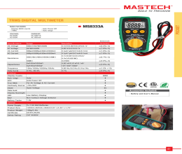 کاتالوگ مولتی متر دیجیتال TRMS مستک