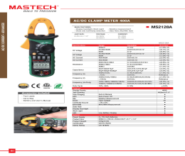 کاتالوگ کلمپ متر AC/DC مستک