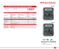 کاتالوگ LCR متر مستک